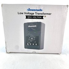 Transformador de paisagem de baixa tensão DEWENWILS 120W com temporizador e sensor fotocélula comprar usado  Enviando para Brazil