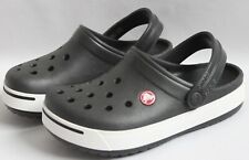 Usado, Sandálias Crocs Youth tamanho 2 J2 Crocband II tamanco preto/branco 11990 comprar usado  Enviando para Brazil