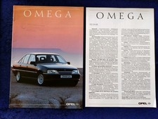 Opel omega brochure d'occasion  Expédié en Belgium
