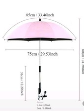 Black universal parasol for sale  LONDON