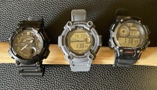 Lote de relógios Casio gráfico de maré fase da lua e 2 hora mundial comprar usado  Enviando para Brazil
