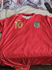 Red england shirt for sale  LEICESTER