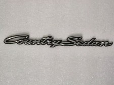 Emblema/nome script emblema Ford Country Sedan logotipo anos 60 original vintage fabricante de equipamento original, usado comprar usado  Enviando para Brazil
