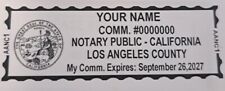 Notary public stamp for sale  Los Angeles