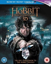 The Hobbit: The Battle of the Five Armies [Blu-ray 3D + Blu-ray] ... - DVD  8AVG comprar usado  Enviando para Brazil