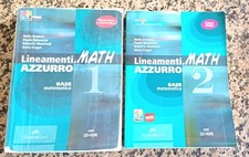 Lineamenti.math azzurro. vol usato  Fonte Nuova