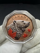 Polar Bear - Guardians Of The North 1oz .999 Coloured Copper Coin in Cap #/250 na sprzedaż  Wysyłka do Poland