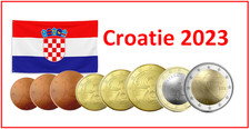 Série pièces croatie d'occasion  Tours-