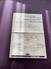 Ford accessories recaro for sale  HIGH WYCOMBE