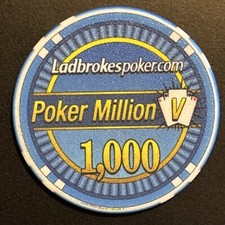Ladbrokes poker blue for sale  STOCKPORT