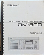 Roland DM-800 gravador de disco multi faixa original livro manual do proprietário de fábrica. comprar usado  Enviando para Brazil