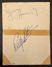 Beatles signed cut for sale  Passaic