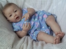 Bambola bambina reborn usato  Spedire a Italy