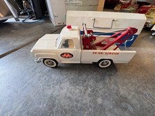 Caminhão destruidor vintage 1968-72 Tonka AA aço prensado Dodge 24 horas caminhão de serviço, usado comprar usado  Enviando para Brazil