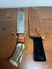 Horn damascus steel for sale  Harrisburg