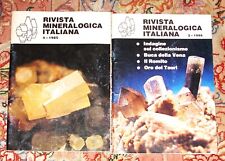 Rivista mineralogica italiana usato  Gallarate