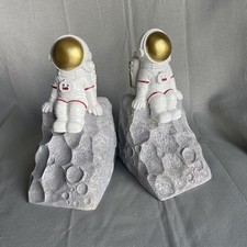 Astronaut moon bookends for sale  Austell