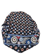 Usado, Mochila acolchoada Vera Bradley azul coruja e estampa floral 16" x 14" SKU 7335 comprar usado  Enviando para Brazil