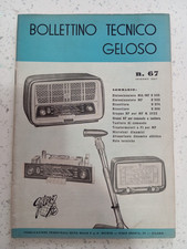 Bollettino tecnico geloso usato  San Giuliano di Puglia