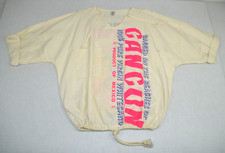 Camisa bolsa de areia vintage LA Trenz tamanho único anos 80 ensacada nas praias de Cancun comprar usado  Enviando para Brazil