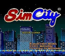 Simcity snes super for sale  Miami