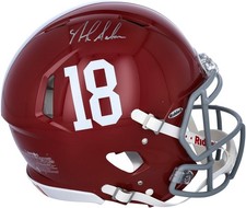 Capacete autêntico Nick Saban Alabama Crimson Tide autografado Riddell #18 Speed comprar usado Capacete autêntico Nick Saban Alabama Crimson Tide autografado Riddell #18 Speed comprar usado  Enviando para Brazil