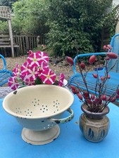 Colander bowl enamel for sale  TARPORLEY