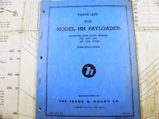 Hough payloader parts for sale  Minerva
