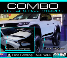 Kit de listras de decalque AM Combo BONNET & DOOR compatível com 2019-2023 MITSUBISHI MR Triton 4x4 comprar usado  Enviando para Brazil
