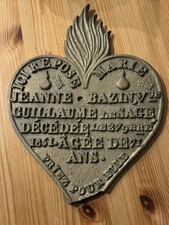 Antyk Memento Mori Francuski znacznik nagrobny 1851  na sprzedaż  Wysyłka do Poland