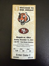 2003 cincinnati bengals for sale  Cincinnati