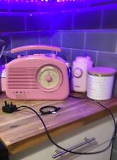 Pink retro radio for sale  CORBY