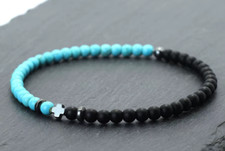 Bracelet perles howlite d'occasion  Bordeaux-