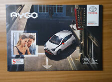 Toyota aygo brochure for sale  IPSWICH