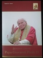 Folder beatificazione papa usato  Italia