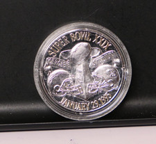 Moeda de jogo redonda medalha prova prata esterlina 1920 - 1994 Super Bowl XXIX - H805 comprar usado  Enviando para Brazil