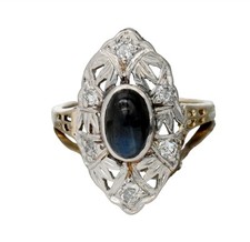 star sapphire diamond ring for sale  Chesterfield