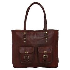Bolsa carteiro feminina de qualidade feita à mão couro de cabra puro natural vintage comprar usado  Enviando para Brazil