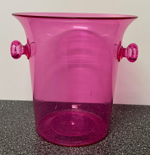 Balde de gelo plástico vinho rosa claro festa bebidas garrafas latas refrigerado frutas comprar usado  Enviando para Brazil