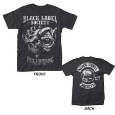 Camiseta manga curta preta 2 lados anos 90 Black Label Society Since 1988 comprar usado  Enviando para Brazil