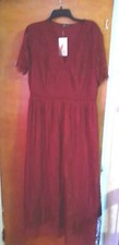 Lace burgundy dress for sale  Benton Harbor