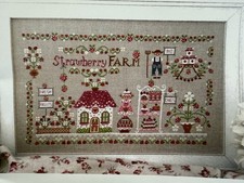 FARMA DE FRESAS ~ Gráfico de punto de cruz diseñado por Cuore e Batticuore segunda mano  Embacar hacia Mexico