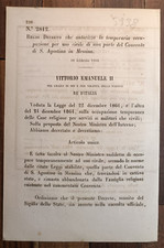 Messina 1866 regio usato  Italia