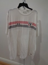 Camisa masculina Under Armour SPFC tamanho 3XL manga curta Clube Da Fe comprar usado  Enviando para Brazil