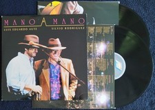 LUIS EDUARDO AUTE - SILVIO RODRIGUEZ " MANO A MANO " SPAIN DOUBLE LP 1993 comprar usado  Enviando para Brazil
