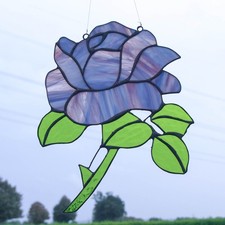 Tiffany glasfensterbild rose gebraucht kaufen  Hameln