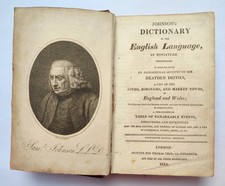 Samuel johnson dictionary for sale  LONDON
