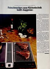 Gaggenau küchentechnik reklam gebraucht kaufen  Fachbach