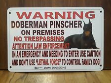 Metal warning doberman for sale  Ogden