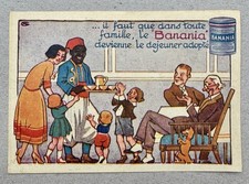 Antique banania leaflet d'occasion  Expédié en Belgium